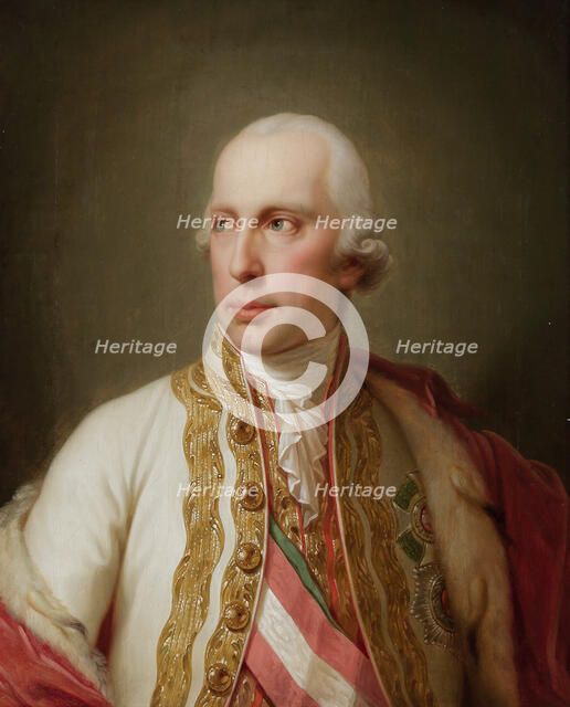 Portrait of Holy Roman Emperor Francis II (1768-1835). Artist: Lampi, Johann-Baptist, the Younger (1775-1837)