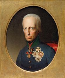 Portrait of Holy Roman Emperor Francis II (1768-1835), c. 1830. Creator: Anonymous