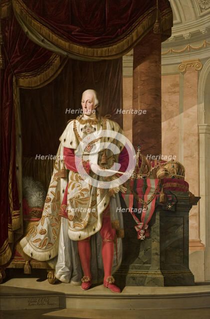 Portrait of Holy Roman Emperor Francis II (1768-1835) in Robe of the Order of Leopold, 1811.