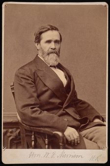 Portrait of Hon. W.F. Morrison, Between 1876 and 1880. Creator: Samuel Montague Fassett