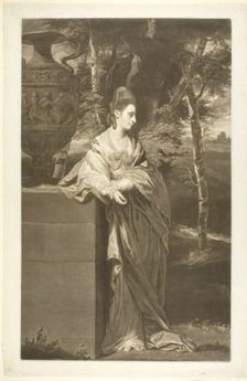 Portrait of Honorable Mrs. Parker, 1773. Creator: Thomas Watson