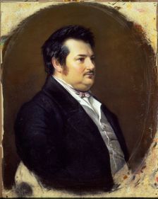 Portrait of Honoré de Balzac (1799-1850), 1842