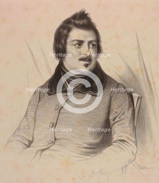 Portrait of Honoré de Balzac (1799-1850), c. 1840.