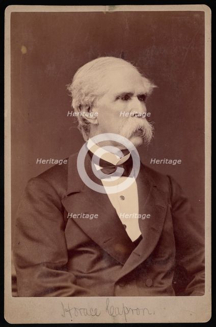 Portrait of Horace Capron (1804-1885), Before 1885. Creator: Samuel Montague Fassett.