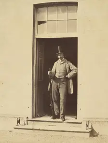 Portrait of Horatio Ross, 1860. Creator: Roger Fenton