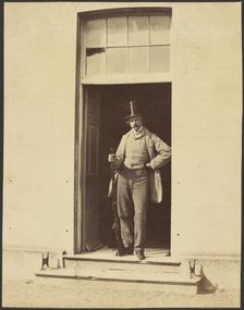 Portrait of Horatio Ross, 1860. Creator: Roger Fenton