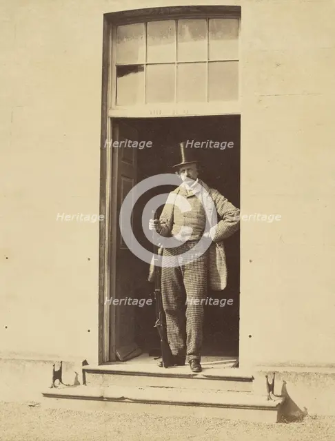 Portrait of Horatio Ross, 1860. Creator: Roger Fenton.
