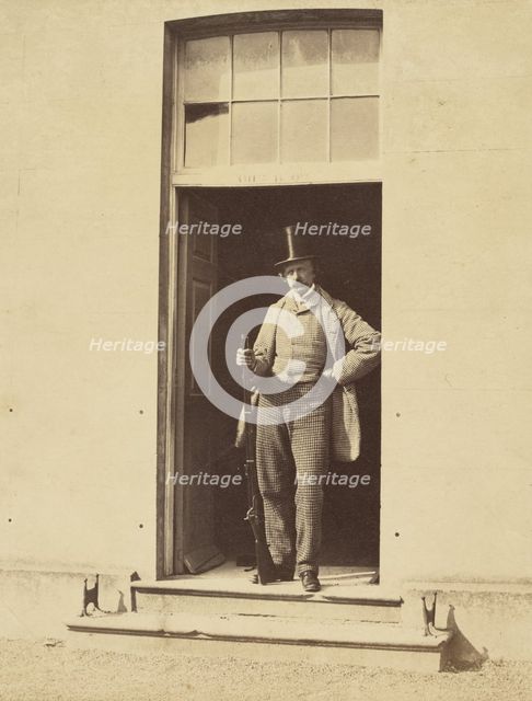 Portrait of Horatio Ross, 1860. Creator: Roger Fenton.