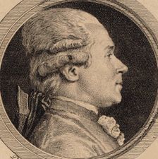 Portrait of horn player and composer Giovanni Punto (1746-1803), 1782. Creator: Miger, Simon Charles (1736-1828)