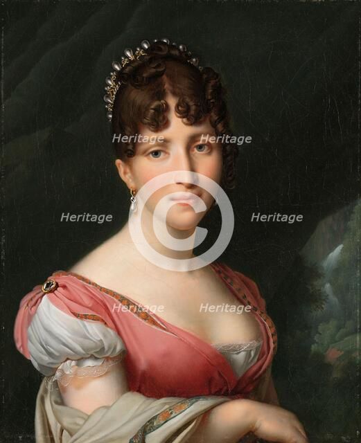 Portrait of Hortense de Beauharnais, Queen of Holland, c.1805-c.1809. Creator: Girodet de Roucy-Trioson.