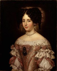 Portrait of Hortense Mancini (1646-1699), Duchesse Mazarin, 1677-1679. Creator: Voet, Jacob Ferdinand (1639-1689)