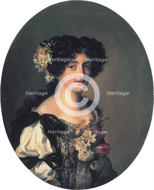 Portrait of Hortense Mancini (?), 1665. Creator: Jacob Ferdinand Voet.