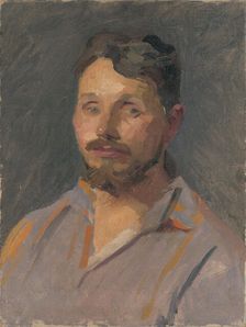 Portrait of Halász-Hradil, 1910-1920. Creator: Július Glatter