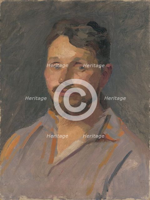 Portrait of Halász-Hradil, 1910-1920. Creator: Július Glatter.