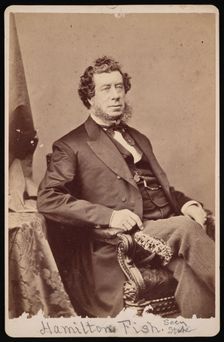 Portrait of Hamilton Fish (1808-1893), Before 1893. Creator: Brady's National Photographic Portrait Galleries