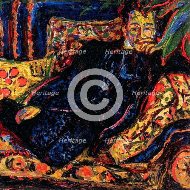 Portrait of Hans Frisch, 1907. Creator: Kirchner, Ernst Ludwig (1880-1938).
