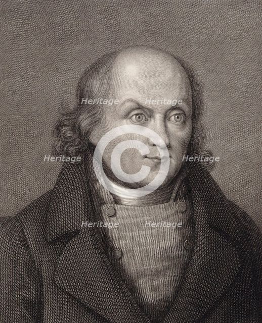 Portrait of Hans Georg Nägeli (1773-1836). Creator: Esslinger, Johann Martin (1793-1841).