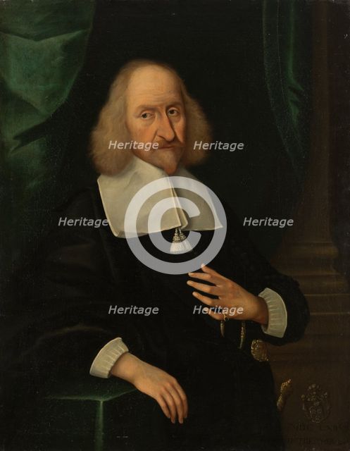 Portrait of Hans Hector von Holzhausen, 1668. Creator: Johann Friedrich Trescher.