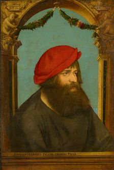 Portrait of Hans Herbst, (Herbster), 1516. Creator: Hans Holbein the Younger