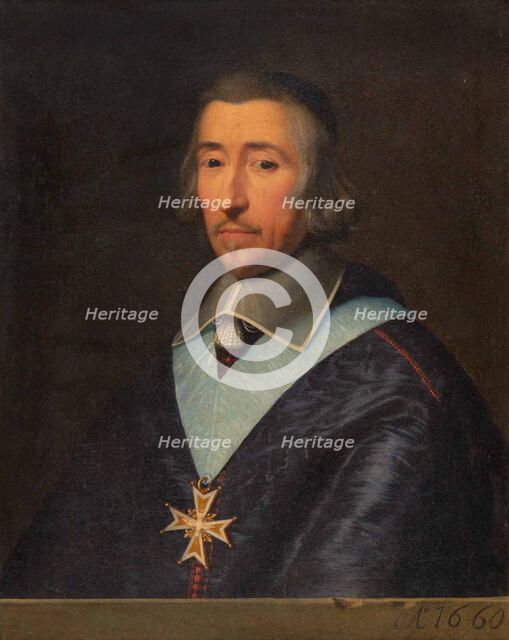 Portrait of Hardouin de Péréfixe de Beaumont, c. 1660. Creator: Champaigne, Philippe, de (1602-1674).