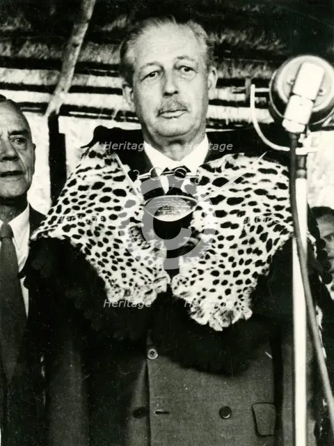 Portrait of Harold Macmillan (1894-1986), 1960. Creators: Unknown, Colonial Office.