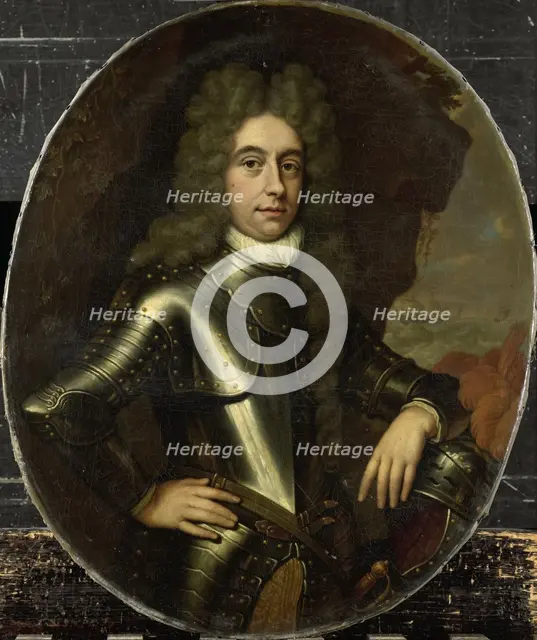Portrait of Harmen Lijnslager (1664-1704), 1699. Creator: Johannes van Haensbergen.