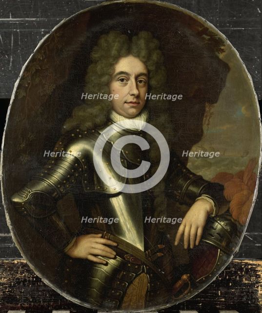 Portrait of Harmen Lijnslager (1664-1704), 1699. Creator: Johannes van Haensbergen.
