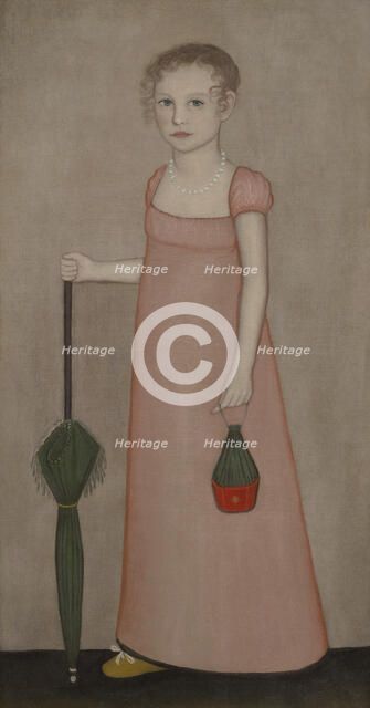 Portrait Of Harriet Campbell, c1815. Creator: Ammi Phillips.