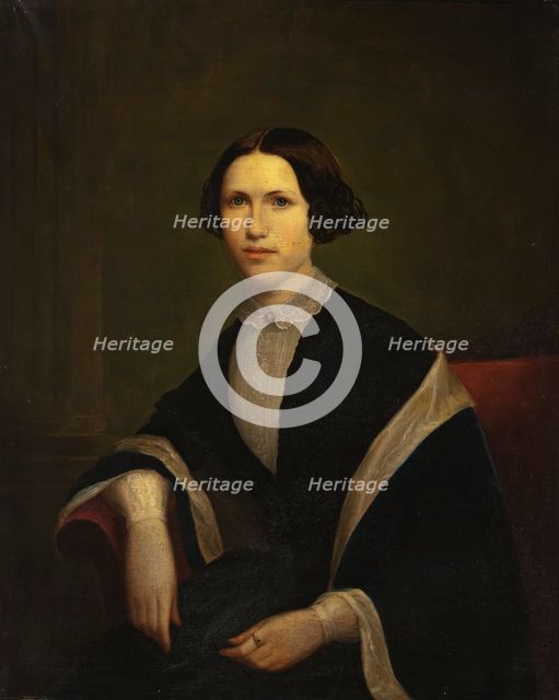 Portrait of Harriet Clark Ferrell, 1853. Creator: Anon.
