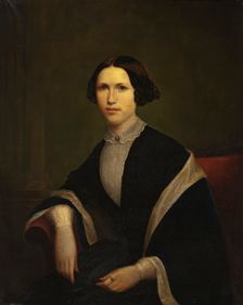 Portrait of Harriet Clark Ferrell, 1853. Creator: Anon