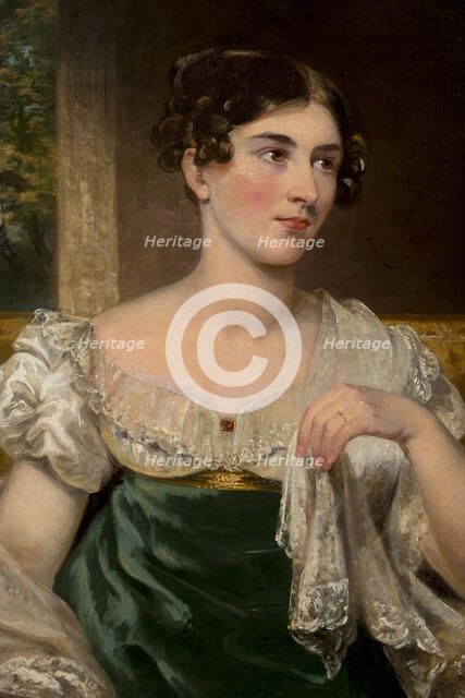 Portrait of Harriett Constance Smithson (1800-1854), 1825-1829.