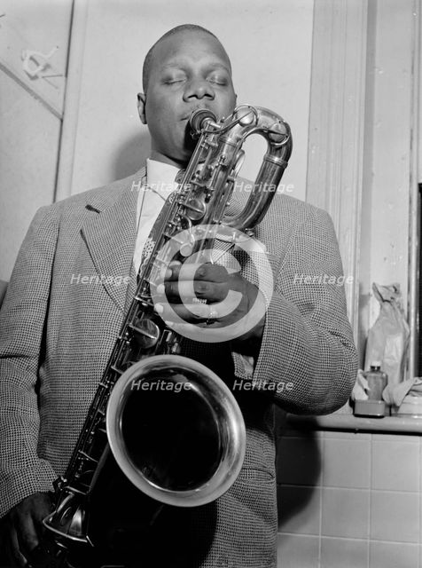 Portrait of Harry Carney, Turkish Embassy, Washington, D.C., 1930. Creator: William Paul Gottlieb.