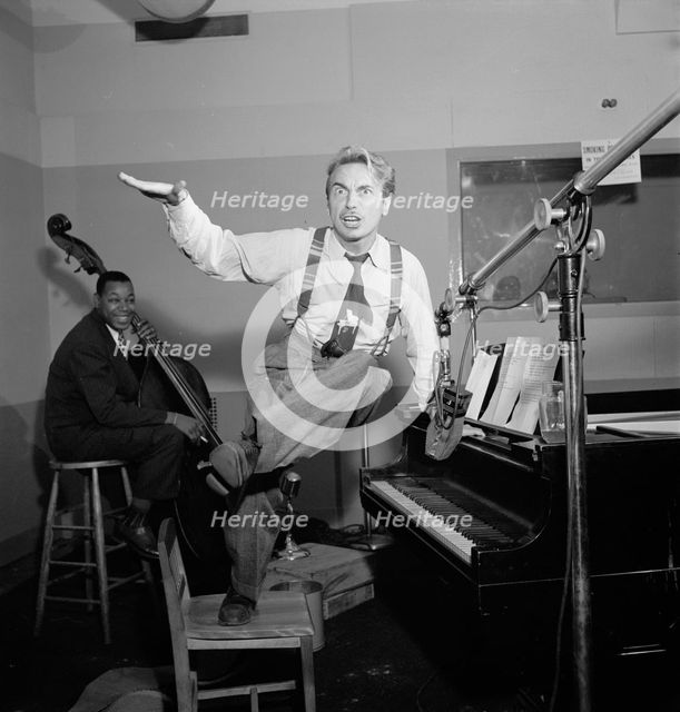 Portrait of Harry Gibson, Diamond studio, New York, N.Y.(?), ca. Apr. 1947. Creator: William Paul Gottlieb.