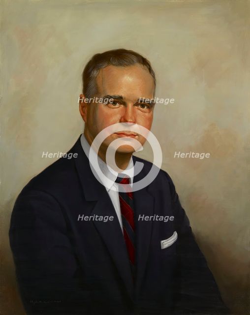 Portrait of Harry Gladding, 1990. Creator: Elizabeth Byrd Mitchell.
