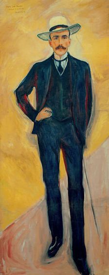 Portrait of Harry Graf Kessler (1868-1937), 1906. Creator: Munch, Edvard (1863-1944)