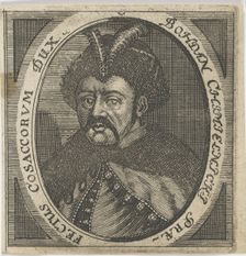 Portrait of Hetman Bohdan Khmelnytsky (1595-1657), after 1650. Creator: Anonymous