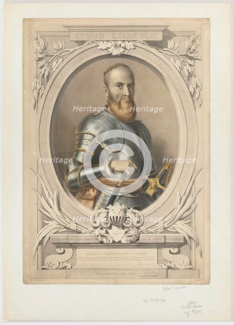 Portrait of Hetman Stefan Czarniecki (1599-1665), 1856.
