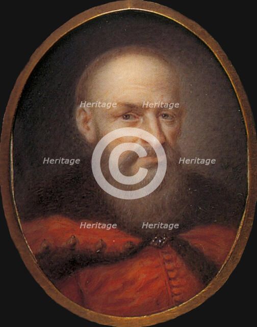 Portrait of Hetman Stefan Czarniecki (1599-1665), c. 1798. Artist: Lesseur, Wincenty de (1745-1813)