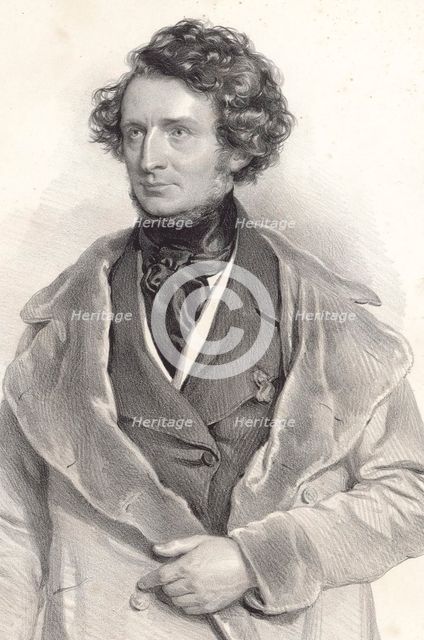 Portrait of Hector Berlioz (1803-1869), 1845.