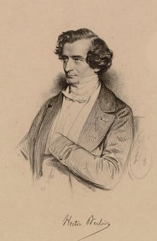 Portrait of Hector Berlioz (1803-1869), c. 1850