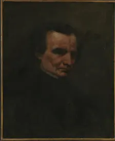Portrait of Hector Berlioz (1803-1869), c. 1850. Creator: Courbet, Gustave (1819-1877)