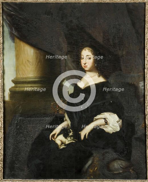 Portrait of Hedvig Eleonora of Holstein-Gottorp (1636-1715), Queen of Sweden, c. 1670. Creator: Ehrenstrahl, David Klöcker (1629-1698).
