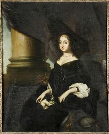 Portrait of Hedvig Eleonora of Holstein-Gottorp (1636-1715), Queen of Sweden, c. 1670. Creator: Ehrenstrahl, David Klöcker (1629-1698)