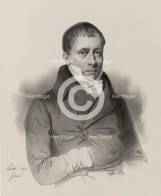 Portrait of Heinrich Christian Schumacher (1780-1850), 1830-1840s.