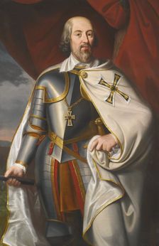 Portrait of Heinrich Walpot von Bassenheim, Mid of the 19th century. Artist: Müller, Ferdinand (1817-1894)
