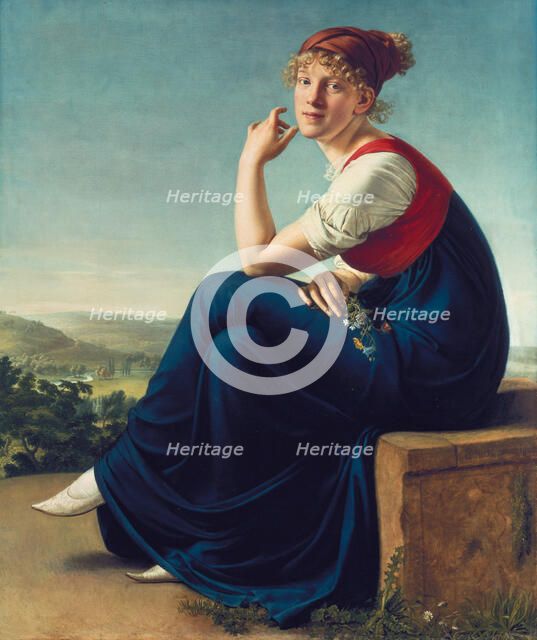 Portrait of Heinrike Dannecker, 1802. Artist: Schick, Christian Gottlieb (1776-1812)