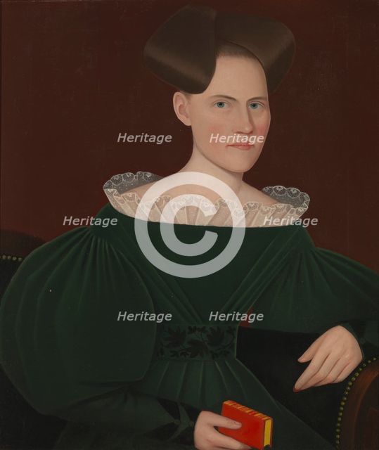 Portrait of Helen (Lena) Ten Broeck, 1834. Creator: Ammi Phillips.