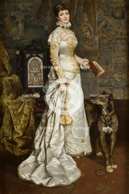 Portrait of Helena Modrzejewska, between 1879-1880. Creator: Tadeusz Ajdukiewicz.