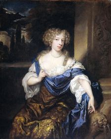 Portrait of Helena Ctaharina de Witte (1661-95), wife of Iman mogge, lord of Haamstede, 1678. Creator: Gaspar Netscher