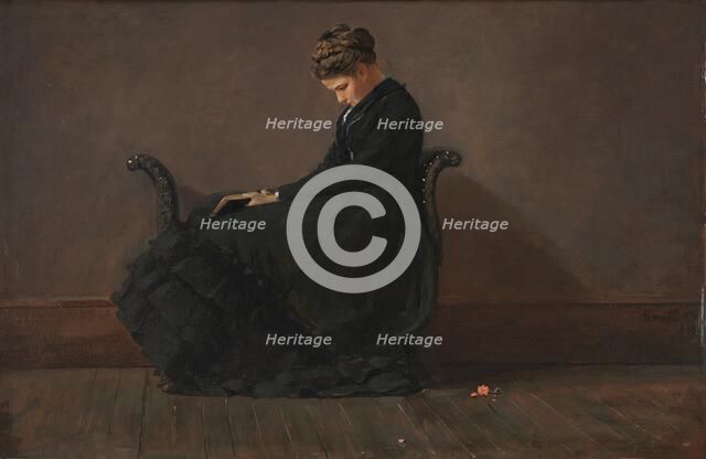 Portrait of Helena de Kay, 1872. Creator: Winslow Homer.